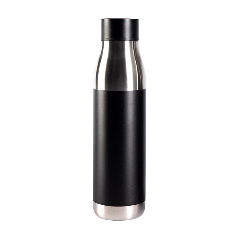 detail of 650ml Stainless steel powder coated sports travel water flask for school