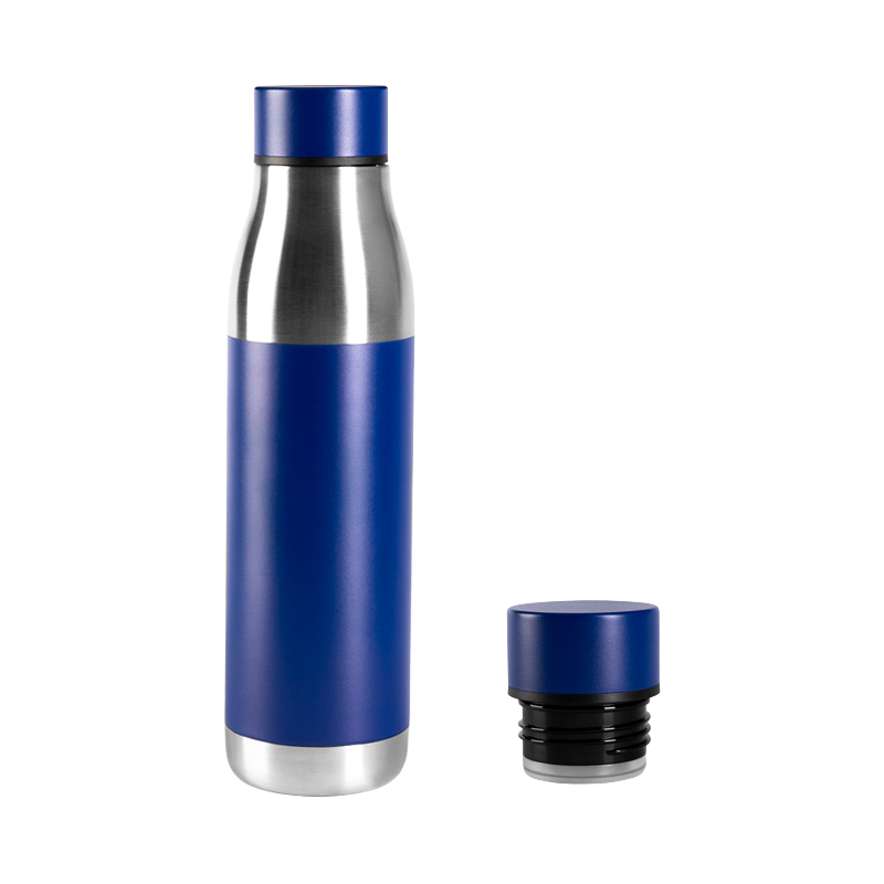 detail of 650ml Stainless steel powder coated sports travel water flask for school