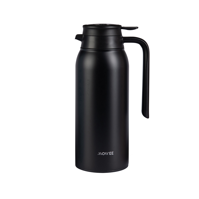 detail of 1500ml Insulated coffee carafe with temperature display large capacity