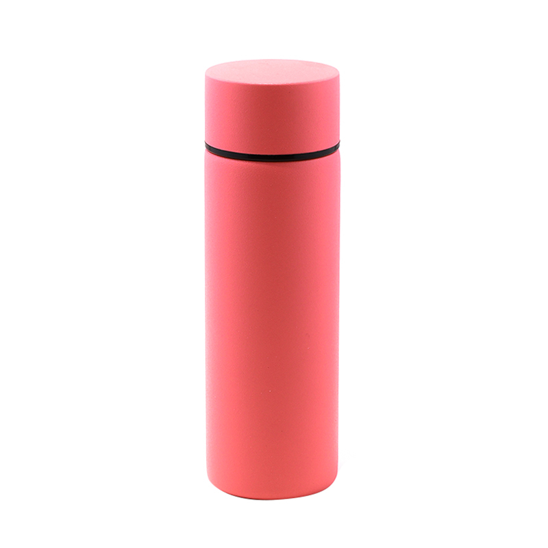 120ml Double wall metal insulated reuseable pocket mini water bottle